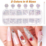 MELLIEX 45 Stück Nail Art Decoratie Zubehör Set, Nägel Pinsel Strasssteine ​​Glitzer Goldfolie Nageldesign Dotted Pen Streifenband Für Nagelkunst Maniküre Set