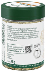 Fuchs - Hele venkel - zoete en kruidige smaak voor fruitsalades - 45 g Condimente Naty Shop