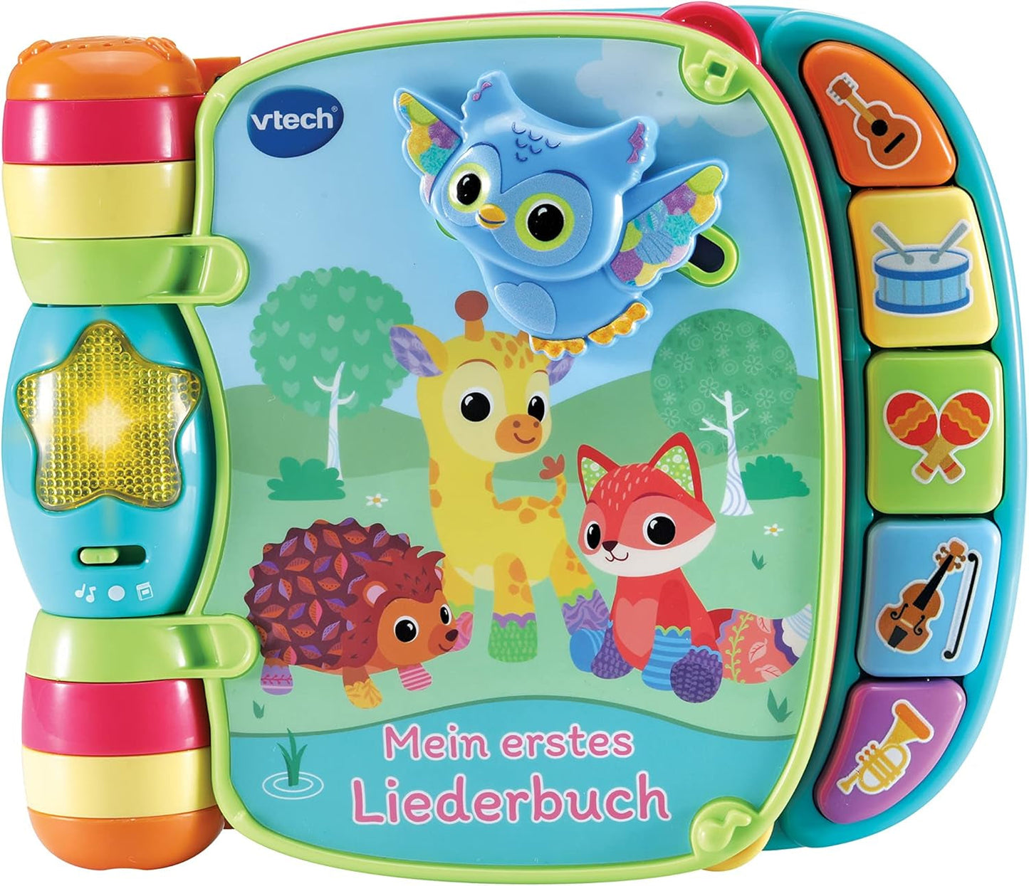VTech Baby Adventure Play Table - Kleurrijke speeltafel voor baby's met 6 speelvelden en interactieve elementen & Baby My First Song Book 6 pagina's kleurrijk boek en bewegende elementen om te spelen Bebe Toys Naty Shop