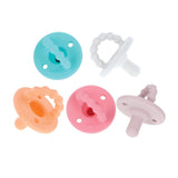 Nuby – Set van 5 zachte siliconen orthodontische fopspenen en fopspenen | 3 modellen voor dag en nacht | 2 modellen die gloeien in het donker | BPA-vrij | Borstachtige vorm | Voor 18-36 maanden