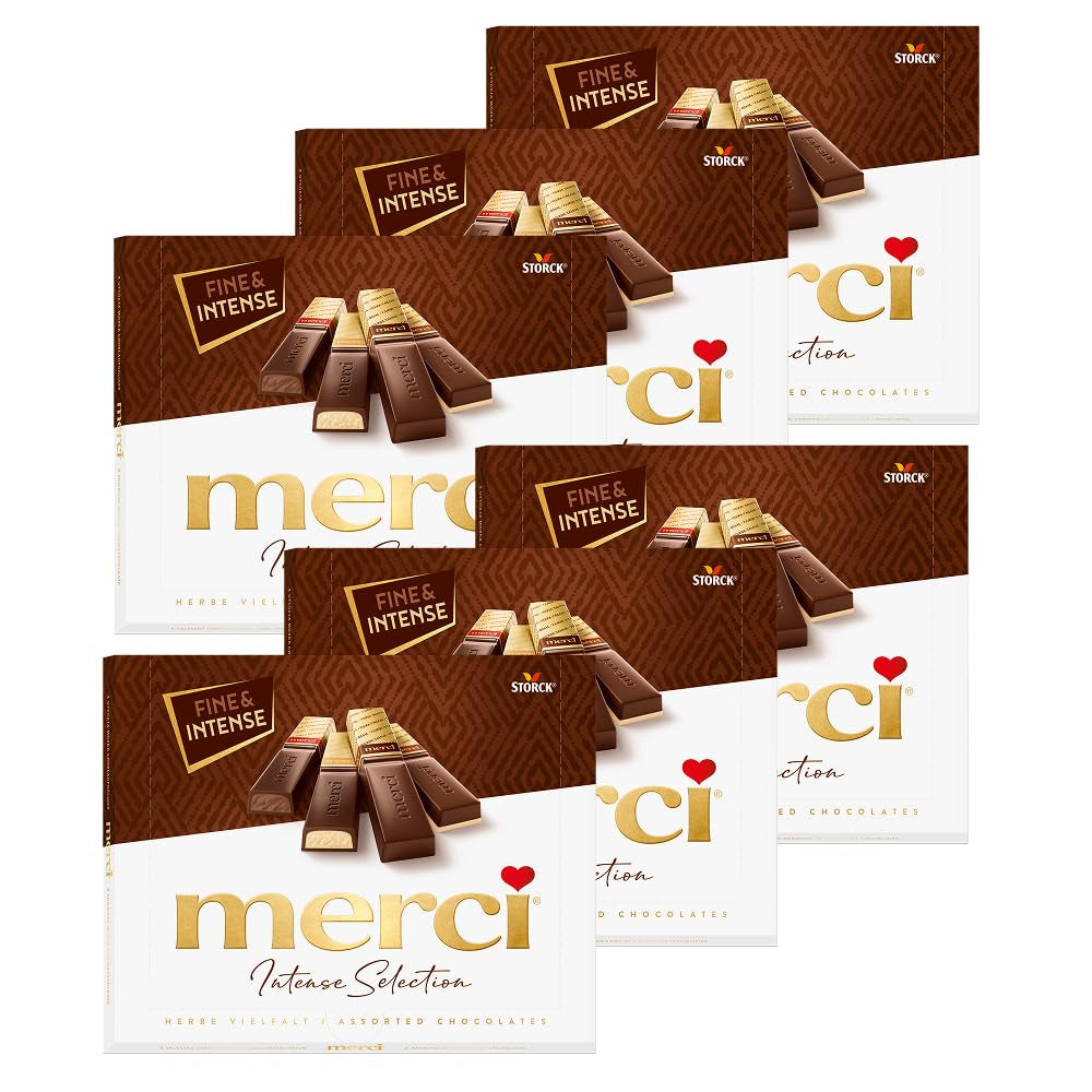 Finest Selection variant pure chocolade – 6 x 250g – Verfijnde specialiteiten van pure chocolade – Gevulde en ongevulde pralines
