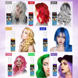 Haarlak Kleur - 30ml Tijdelijke Groene Haarkleur Spray, Natuurlijke Haarverf Tijdelijke Haarkleur Spray, Wasbare Haarverf voor Feest Cosplay Halloween (Groen) Naty Shop Haarverf