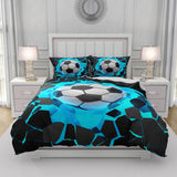 Kinderbedlinnen, voetbal, polyester microvezel Beddengoed - kinderen Naty Shop