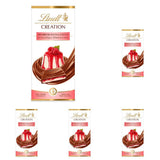 Lindt Chocolate Creation Frambozenpanna cotta, chocoladecadeau, chocoladereep, 150 g (pak van 5)