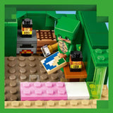 LEGO Minecraft The Turtle Beach House Speelgoedhuis met accessoires voor meisjes en jongens vanaf 8 jaar, set met dieren en personages uit de videogame, cadeau voor gamers 21254 Bouwsets Besuche den LEGO-Store