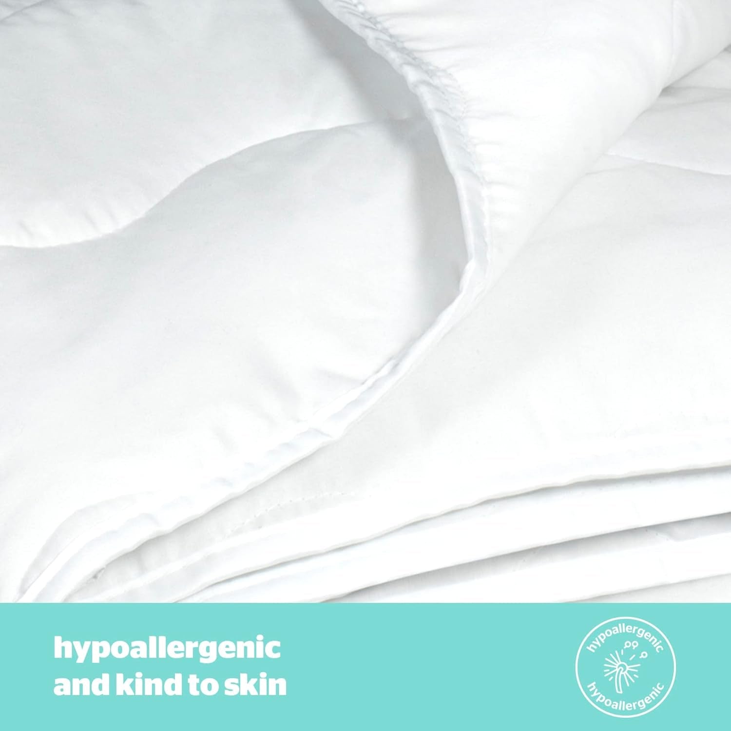 Silentnight Summer Breeze dekbed voor eenpersoonsbed 2,5 Tog Lichtgewicht zomerdekbed Ideaal voor warme nachten en warme slaapkamers Hypoallergeen en machinewasbaar eenpersoonsbed 200 x 135 cm Dekbedden en quilts Naty Shop
