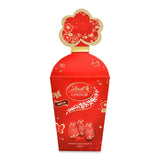 Paasmix Lindt Chocolade LINDOR | Doos 144g | LINDOR eieren die smelten in je mond in drie varianten: Melkchocolade, Pure chocolade, Hazelnoot | Paaschocolade | Geschenk van chocolade | 1 pakje