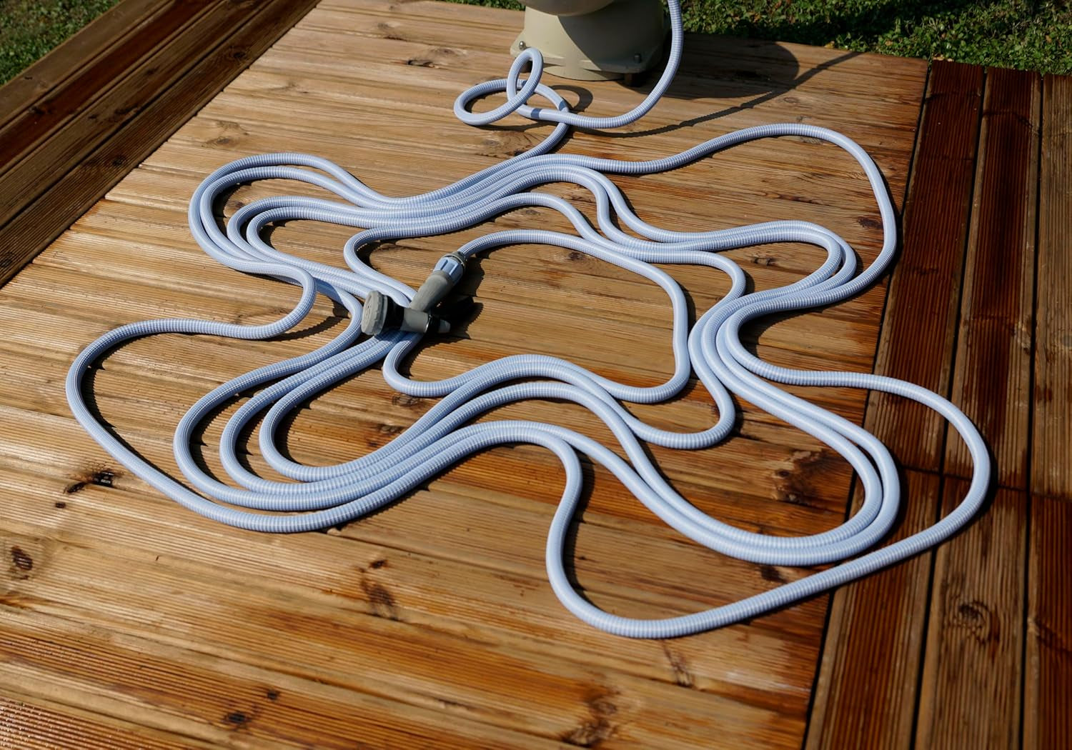 Tuinslang verlengbaar tot 7,5 meter, 1/2" (12,5 mm), met handdouche en 8 functies, Idroeasy