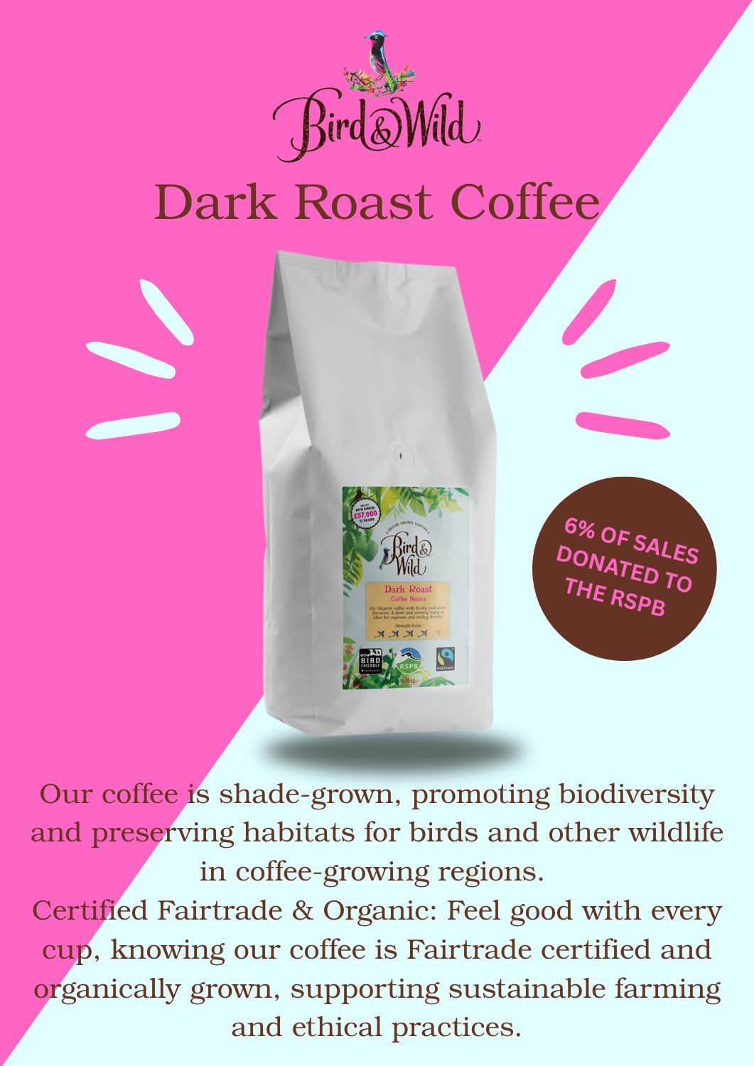 Espresso koffiebonenmengsel 1 kg medium gebrand Fairtrade biologische schaduwrijke vogelvriendelijke hele bonen 1 kg nettogewicht
