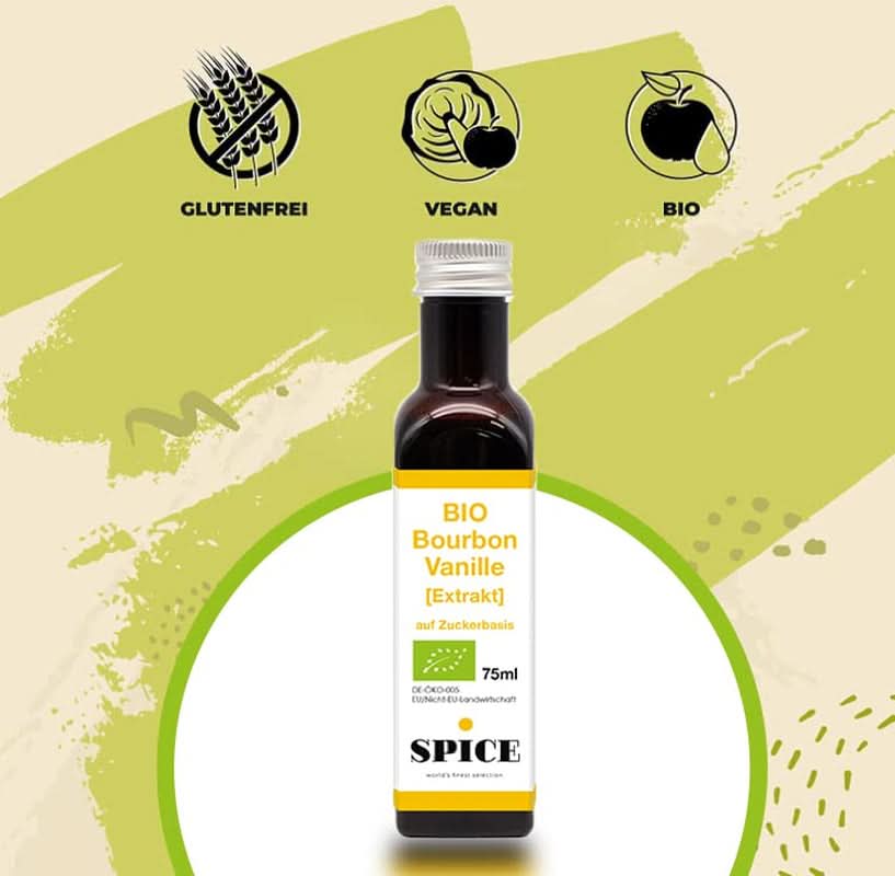 SPICE BIO Bourbonvanille-extract, 75 ml Aromas Naty Shop