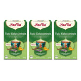 Yogi Tea - Tulsi Serenity Biologische Kruiden Ayurvedische Thee Natuurlijk Cafeïnevrije Tulsi Blend "Heilige" Basilicum Zoethout & Oranje Yogi Thee 3 Pack 3X17 Theezakjes (51 Theezakjes)