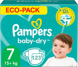 Luiers PAMPERS Baby-DRY maat 7 123