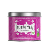 Kusmi Tea - Earl Grey Intense - Biologische Earl Grey zwarte thee met sterke bergamot en pittige citroen - losse thee - metalen doos van 100 g - hoeveelheid voor ongeveer 50 kopjes