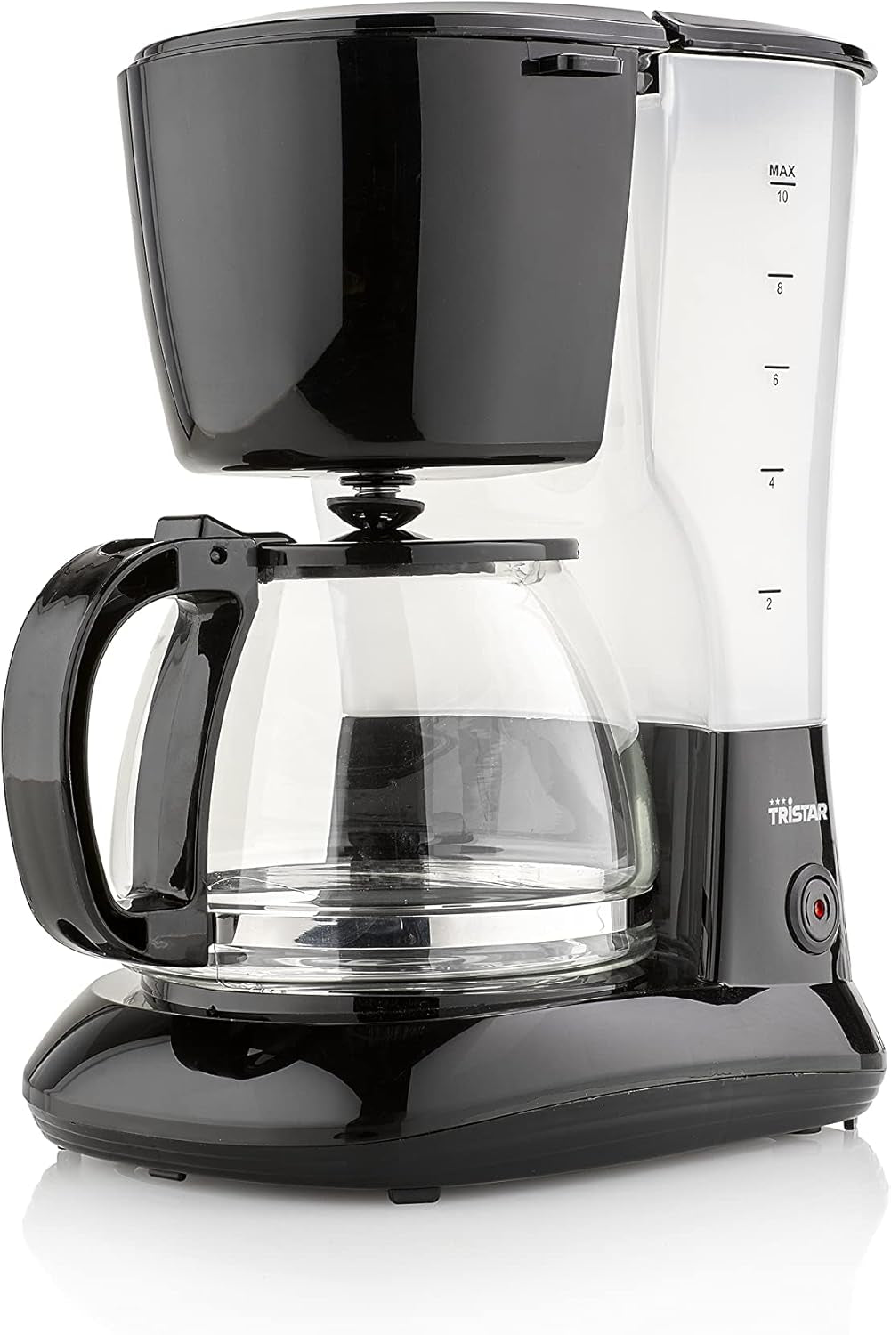 Tristar 1,25L koffiezetapparaat - voor 10-12 kopjes, ook geschikt voor kamperen, CM-1245, zwart