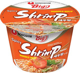Nong Shim Instantnoedels met Garnalen, Grote Kom - Koreaanse Ramensoep - Snelle bereiding - 115 g (1 pak)
