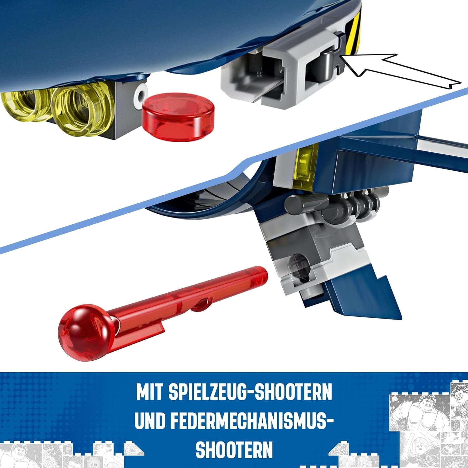 LEGO Marvel X-Jet The X-Men bouwmodelvliegtuig met figuren inclusief Wolverine en Rogue superheld speelgoed voor kinderen cadeau voor jongens en meisjes vanaf 8 jaar oud 76281 Bouwsets Beuche in LEGO-Store