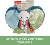 Fisher-Price Reuzeoorolifant - Schattig zacht knuffeldier met extra grote oren, gemaakt van 90% gerecycled plastic en FSC-gecertificeerde verpakking, voor baby's vanaf 3 maanden, HKD63 Bebe Toys Naty Shop