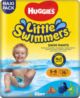 Huggies Little Swimmers maat 5/6 zwemluiers (12-18 kg), 1 pakje van 19 stuks