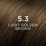 Permanente haarkleuring, 5.3 Licht Goudbruin Naty Shop haarverf