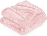 Utopia Bedding Gezellige fleecedeken [228x228 cm, grijs] Zachte, lichte, warme en pluizige deken Comfortabele en ademende deken voor slaapbank, slaapbank, bedden en dekens Besuche den Utopia Bedding-Store Roze 228x167 cm