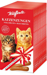 Küfferle kattentongen 10x75g multipack, melkchocolade, 10 stuks