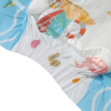 CutiePlusU luiers voor volwassenen, 10 stuks, wegwerpluiers voor dames en heren, maximaal absorptievermogen 's nachts - I Love Summer (middelgrote maat 71-96 cm)