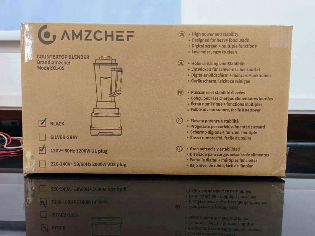 Blender AMZCHEF, 8 slimme menu's en 10 snelheden, LCD-touchscreen Kitchen Naty Shop