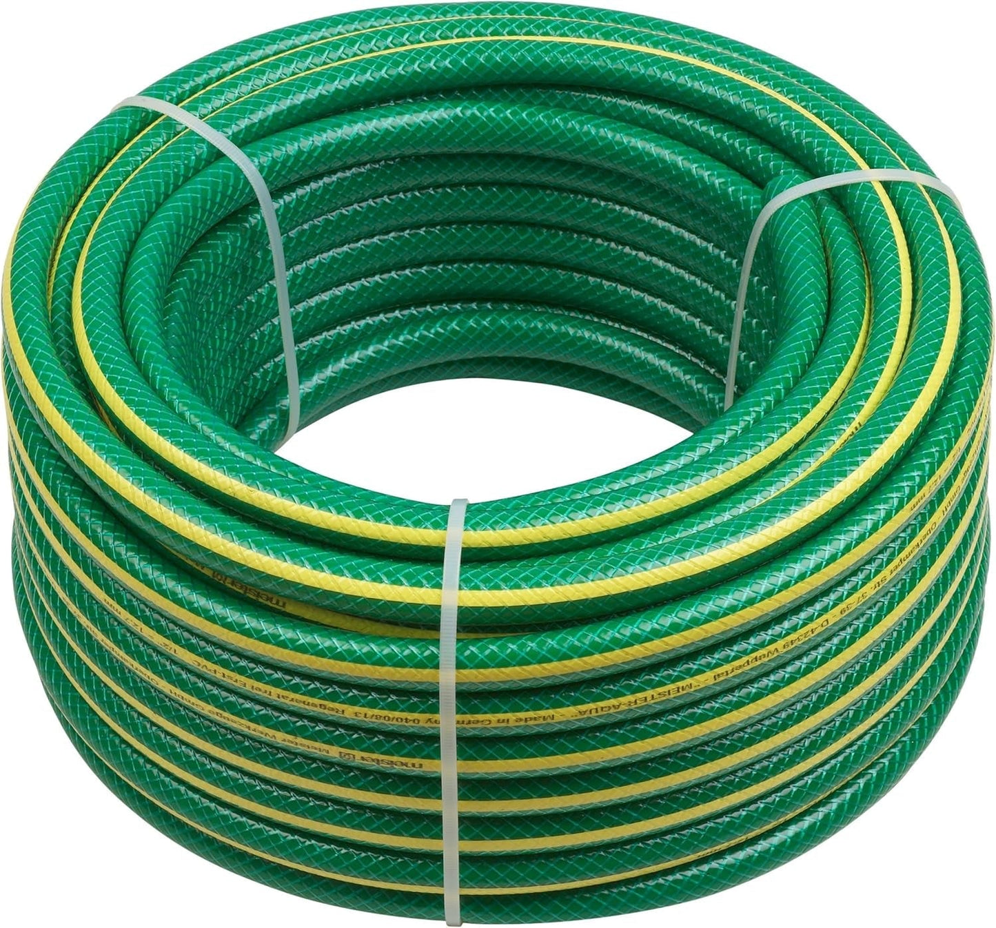 Meister kruisgeweven tuinslang 19,05 mm (3/4 inch) - lengte 20 m - voor het bewateren van kleine oppervlakken - plet- en slijtvast - UV-bestendig, Virgin PVC tuinslang, waterslang, 9920310