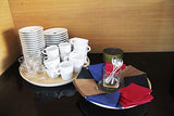 Ser22206772 Coktail hanglamp, servet, 20 x 20, 2-laags, 1/4 vouw, 100 enkelzijdige servetten, rood