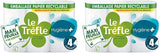 Le Trefoil Hygiëne + Toiletpapier, 6 rollen, 4 sterktes (2-pack)