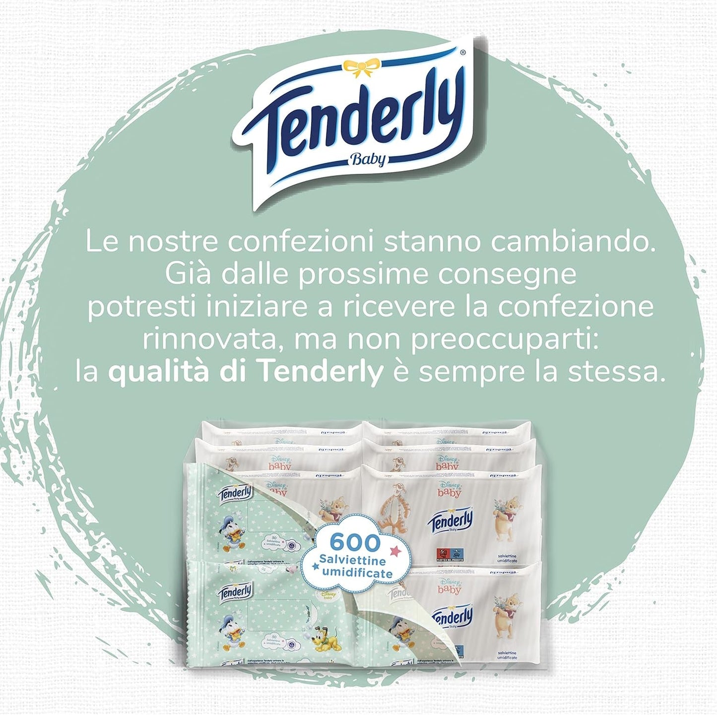 Baby Disney vochtige doekjes, 50 zachte doekjes, ideaal voor de dagelijkse reiniging van de baby, met Disney-figuren, gemaakt in Italië, dermatologisch getest