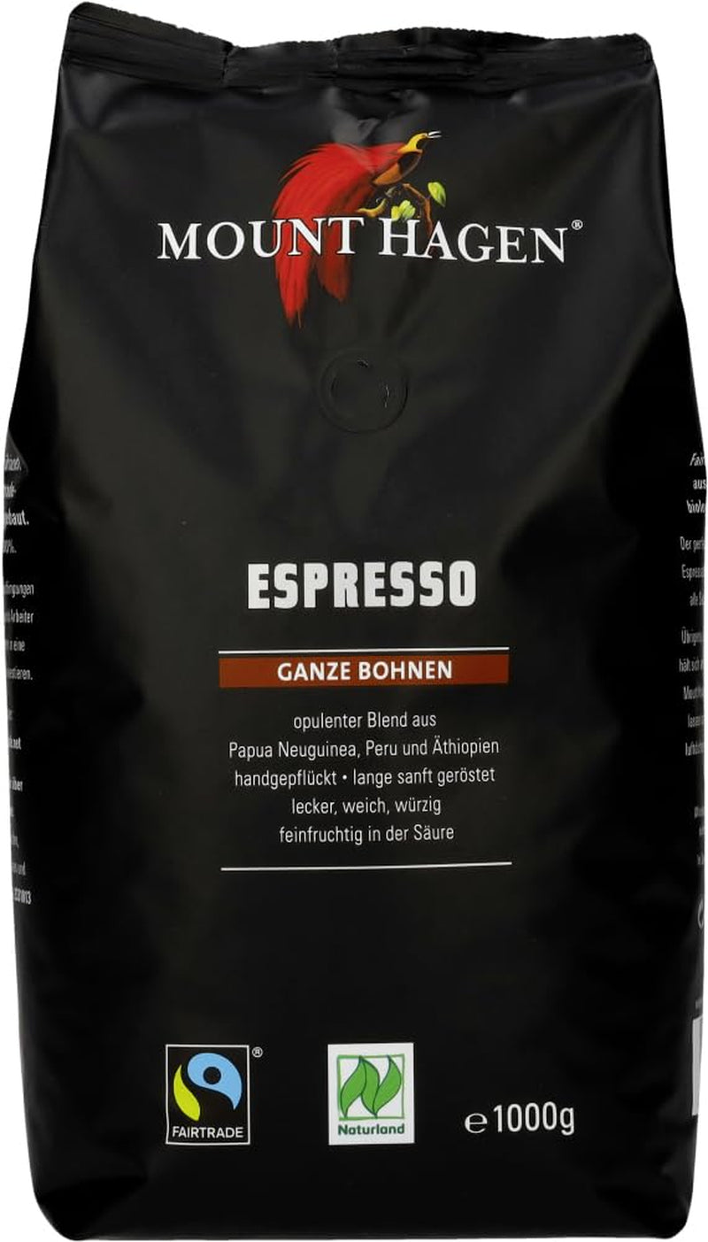 Biologische espresso met hele bonen (2 x 1 kg)