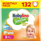 Luiers voor gevoelige baby's, maat 7, extra large plus (+15 kg), 14 stuks