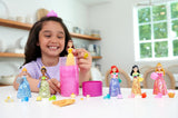 Disney Princess Color Reveal - 6 verrassende watergeactiveerde poppen, accessoires, voor kinderen vanaf 3 jaar, Ariël, Tiana, Mulan, Assepoester, Belle, Aurora, HPX39