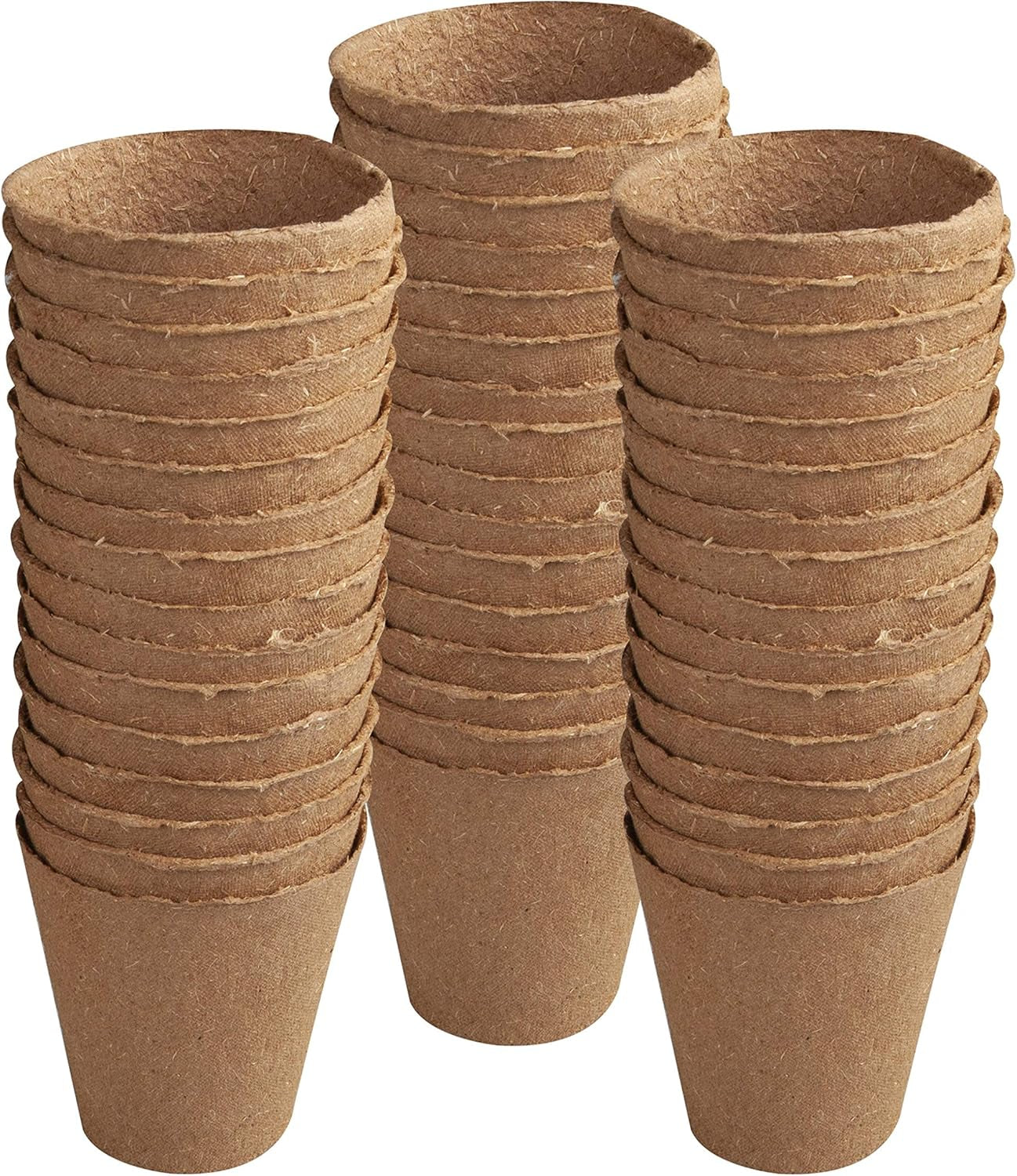 Windhager zaailingenpotten, 48 stuks, diameter 8 cm, bruin, zonder turf, 04343