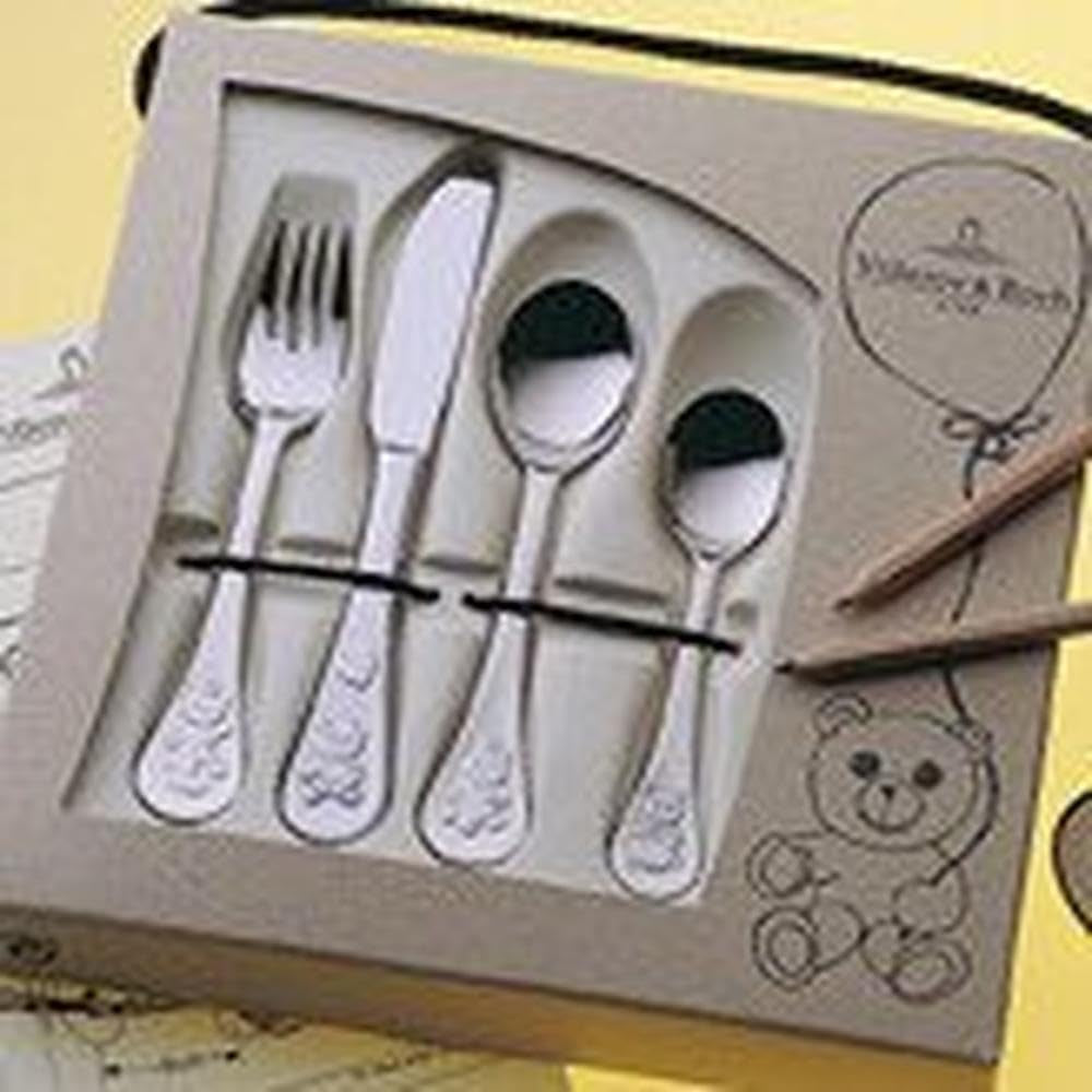 Villeroy En Boch Kinderbestekset Teddy 4-delig, RVS 18/10 Keuken Naty Shop