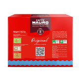 Caffè Mauro Torrefazione Kaffee Kompostierbare Pods, Recyclebare Verpackung, Originele Mischung - 100 stuks - Intensiteit 10/10 - Compatibel met ESE Systeem Papierblokken 44 mm