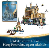 LEGO Harry Potter Kasteel Zweinstein: De Grote Zaal, verzamelspeelgoed met 11 minifiguren waaronder Hermelien Griffel, magisch cadeau voor jongens en meisjes 76435 Bouwsets Besuche in LEGO-Store