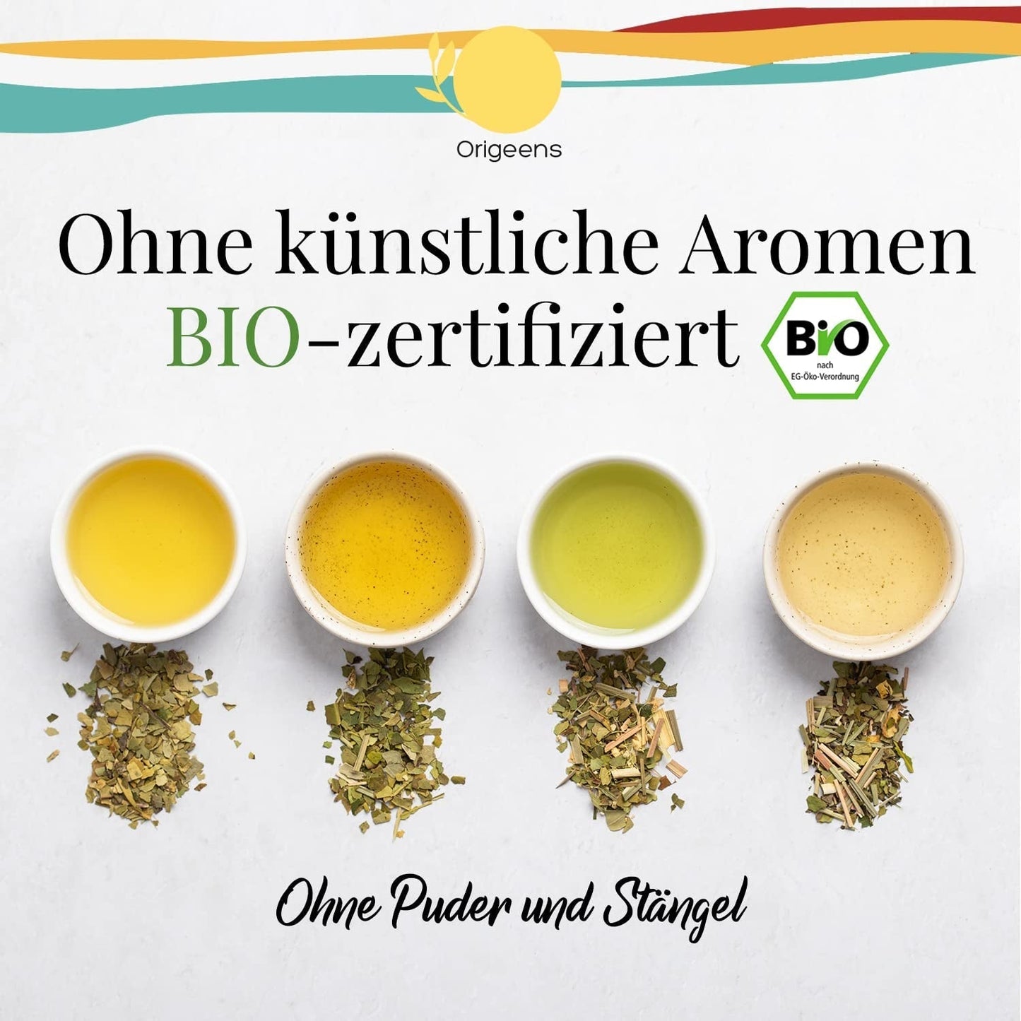 ORIGEENS BIO MATE TEA GIFT SET X4 I Yerba Mate Bio 4X80G I Yerba Mate theeservies, cadeau-idee