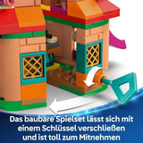 LEGO Ç€ Disney Encanto Mini House, bouwspeelgoed voor meisjes vanaf 5 jaar, fantasiespeelgoed en bouwset met Mirabel en Antonio Mini Dolls, een Capibara figuur en sleutel 43261 Bouwsets Besuche den LEGO-Store