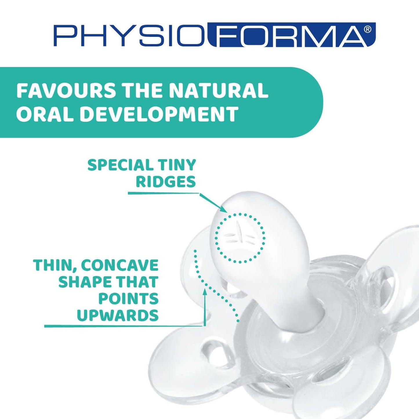 Chicco PhysioForma Comfort-fopspeen 16-36 maanden, babyfopspeen met siliconen speen, 1 stuk, ondersteunt fysiologische ademhaling en correcte orale ontwikkeling, blauw