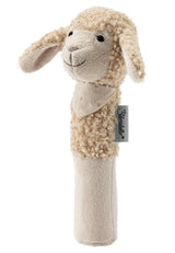 Sterntaler babypieper schaap Flocke - Babyspeelgoed van zachte stof - Babygrijpspeeltje - Eerste pogingen om te vangen en te spelen, zandkleur Bebe Toys Naty Shop Standaard titel