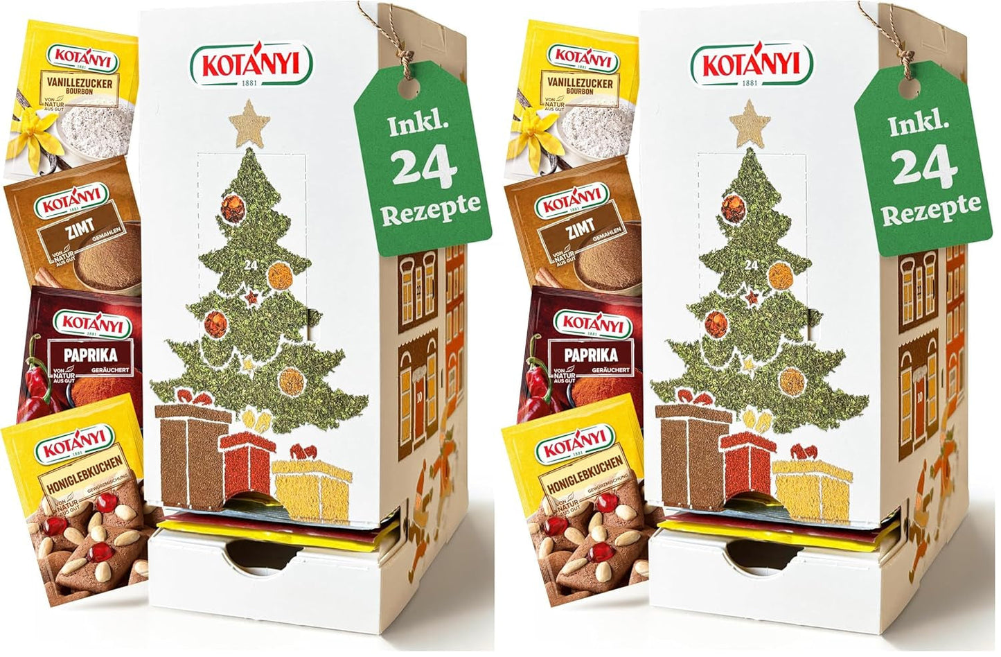 KOTÁNYI Grill Spices Gift Set - 6er Carrier - Cadeaus voor mannen - Grill Zubehör & Spice Set für jedes BBQ - Grill Zubehör inkl. Magic Dust - [Jetzt Geburtstagschenken für Männer bestellen!]
