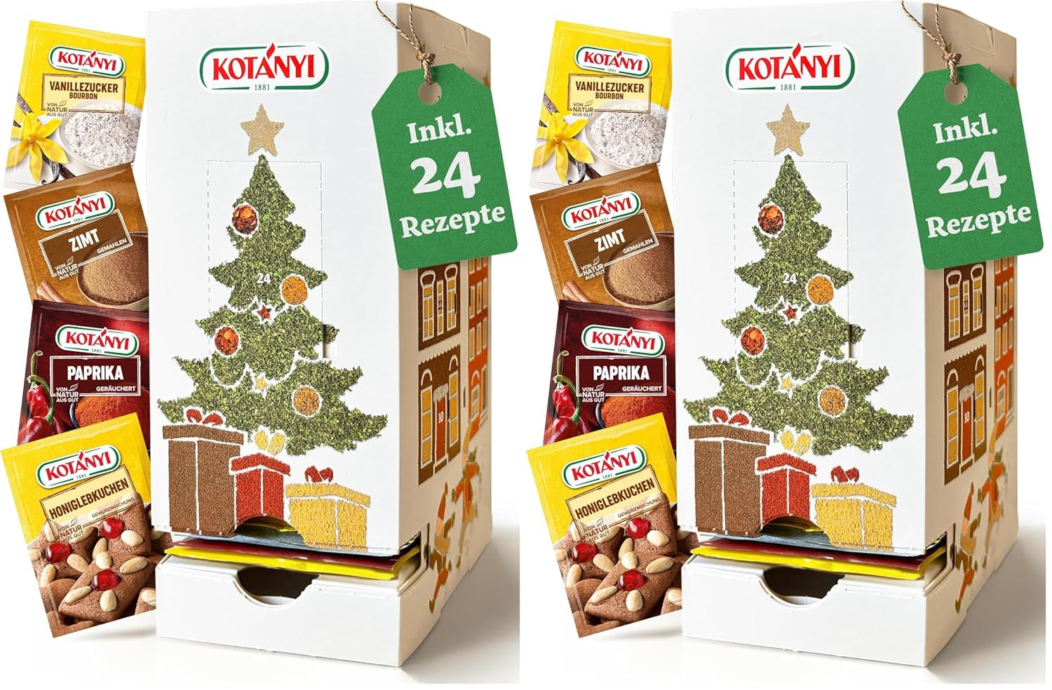 KOTÁNYI Grill Spices Gift Set - 6er Carrier - Cadeaus voor mannen - Grill Zubehör & Spice Set für jedes BBQ - Grill Zubehör inkl. Magic Dust - [Jetzt Geburtstagschenken für Männer bestellen!]