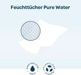 BIOLANE - Baby-Feuchttücher Mit 99,9% Wasser - Pure Water - Packung Mit 12 X 48 (576 Feuchttücher) - Voor Empfindliche Haut - Ab Der Geburt - Duftfrei - Wechseln Und Reinigungspflege Naty Shop