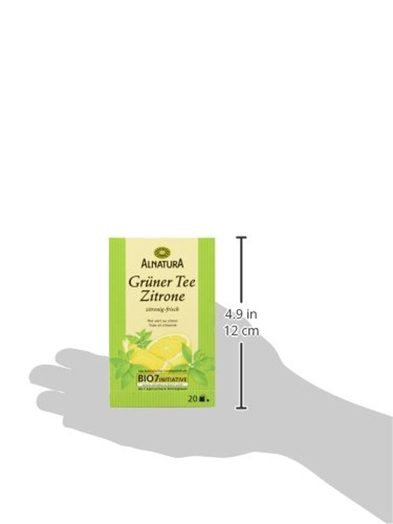 Biologische groene thee met citroen, 20 zakjes, 40 g