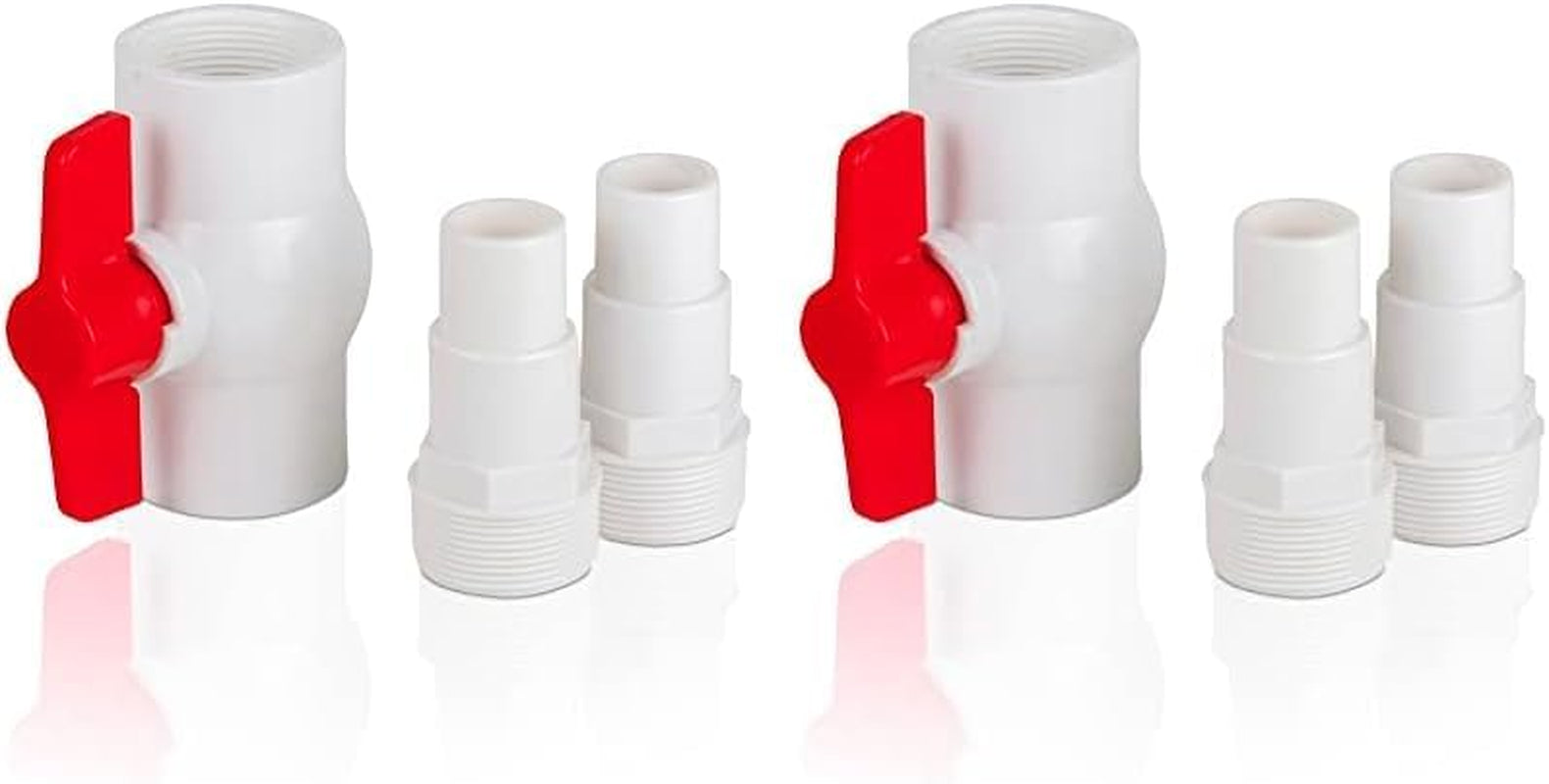 Gre AR512 - Aan/uit-ventiel met 2 adapters voor Ø38 en Ø32 mm slangen