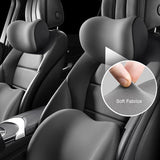 Auto-nekkussen Zacht auto-hoofdsteunkussen Auto-nekkussen Auto-hoofdsteunkussen Nekkussen Accessoirekussen Geheugenkatoen Autoaccessoire Hoofdsteunkussen Hoofdsteunkussen (zwart) Cervicale orthopedische kussens Naty Shop