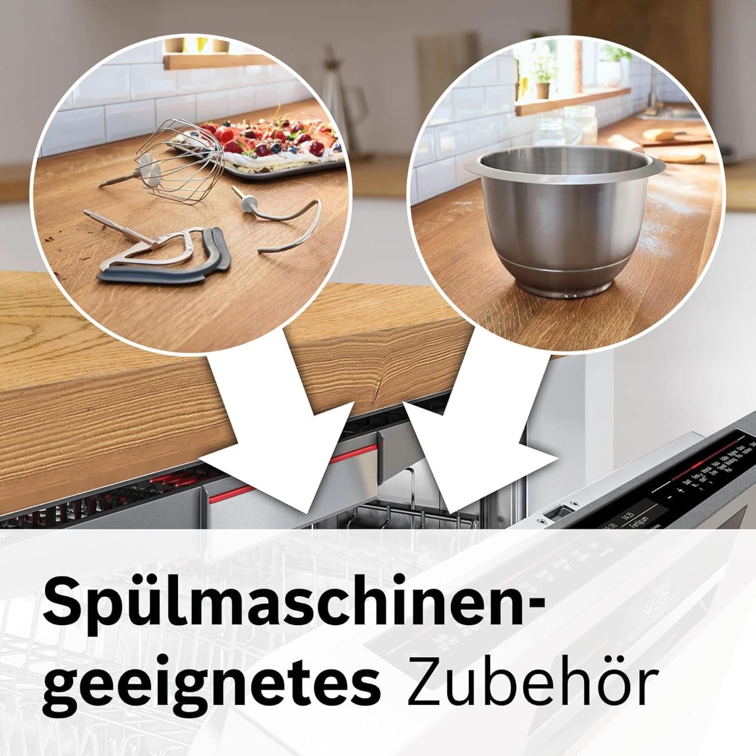 Keukenmachine Bosch Series 4 MUM5X720, geïntegreerde weegschaal, roestvrijstalen kom 3,9L, mixer 1,25L, 1000W Accessoires Voeding en borstvoeding Bebe Naty Shop