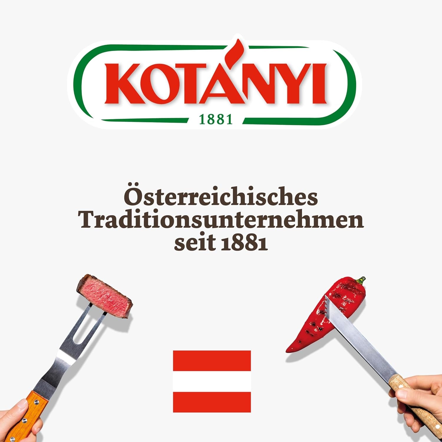 KOTÁNYI Grill Spices Gift Set - 6er Carrier - Cadeaus voor mannen - Grill Zubehör & Spice Set für jedes BBQ - Grill Zubehör inkl. Magic Dust - [Jetzt Geburtstagschenken für Männer bestellen!]